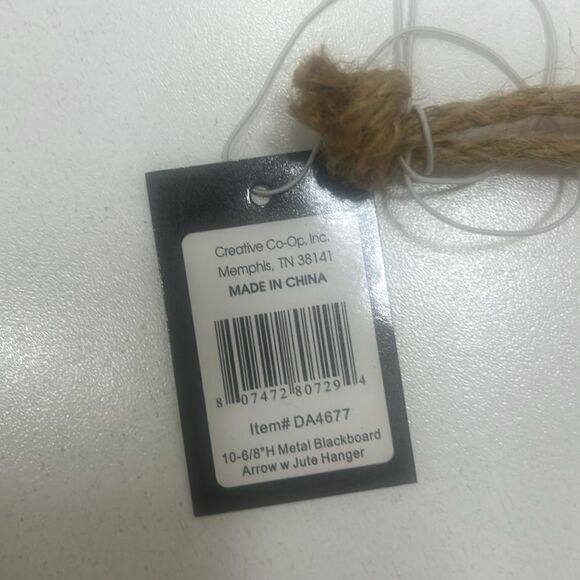 Creative Co-op Blackboard Arrow hanging. KK95 - Picture 2 of 2